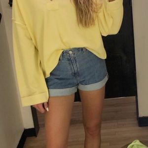 BDG mom high rise denim shorts